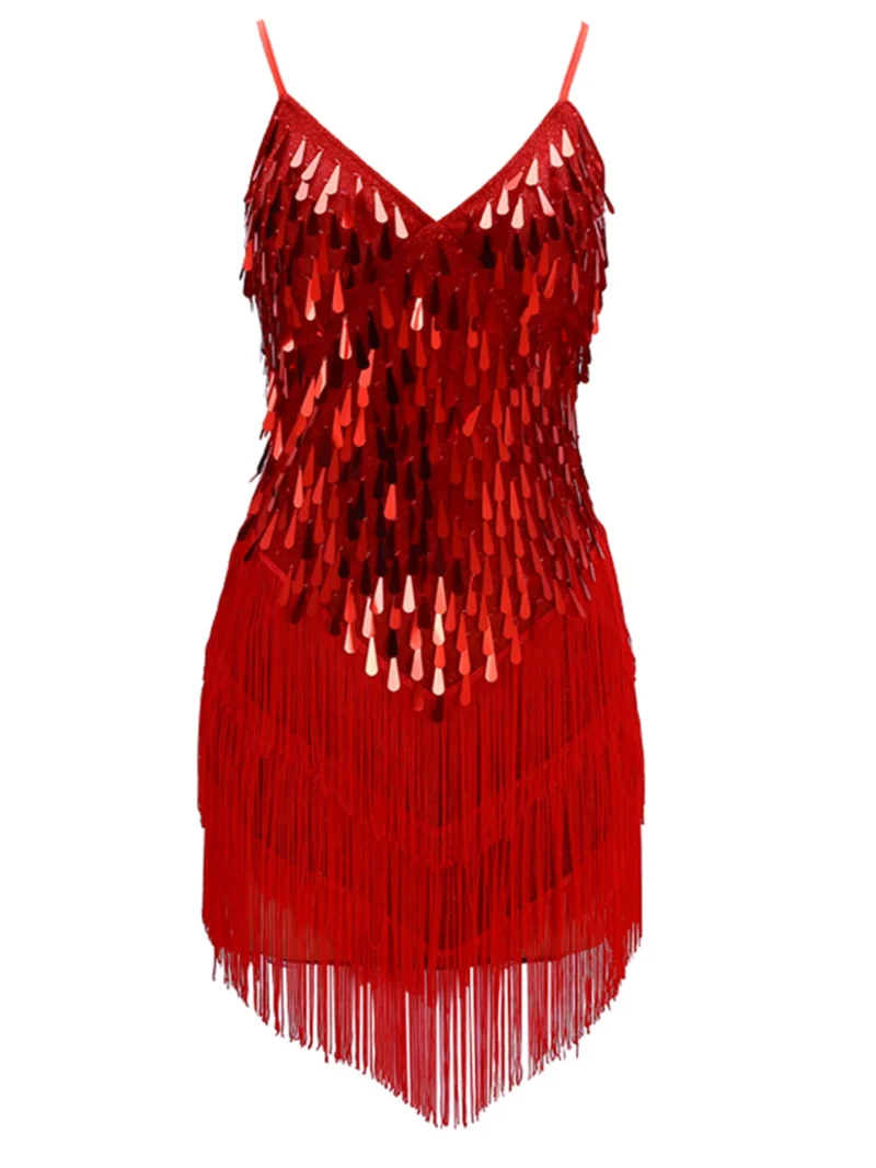 Sexy Vintage Sequin Slip Summer Dress - Image 7