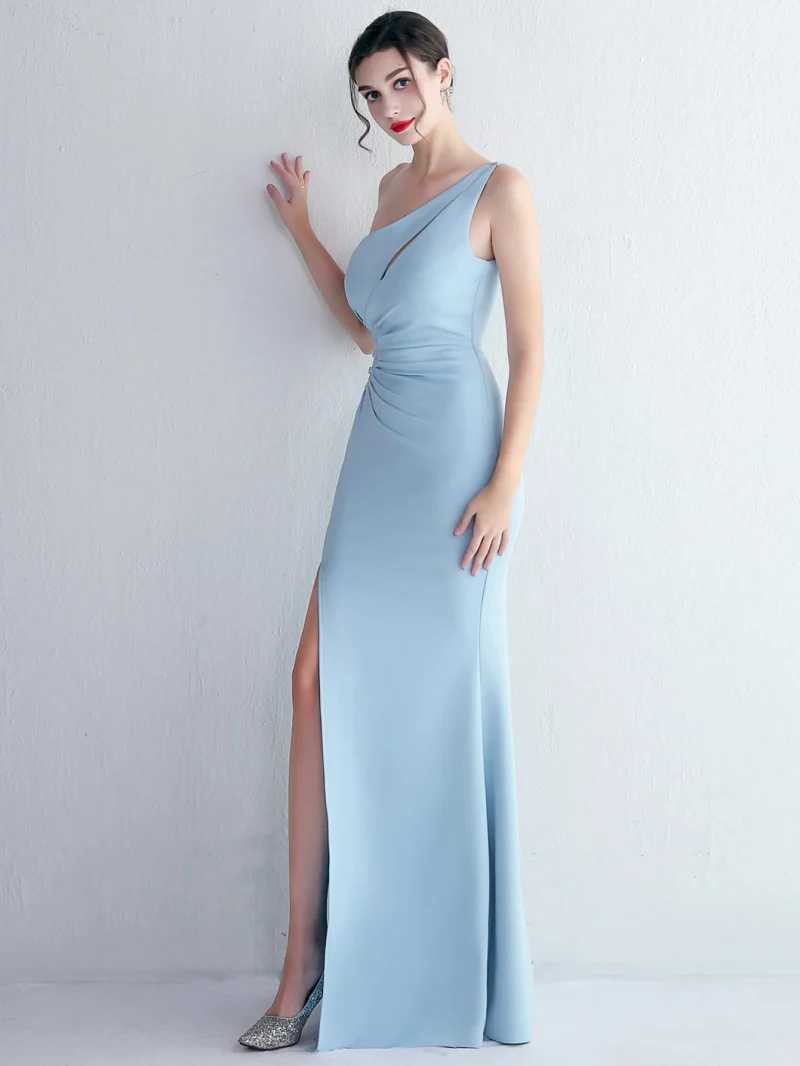Women's Sexy Backless Black White Maxi Dress - Image 12