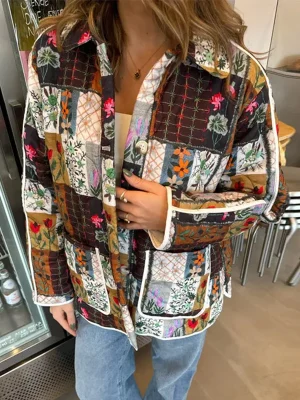 Women’s Vintage Plaid Jacket