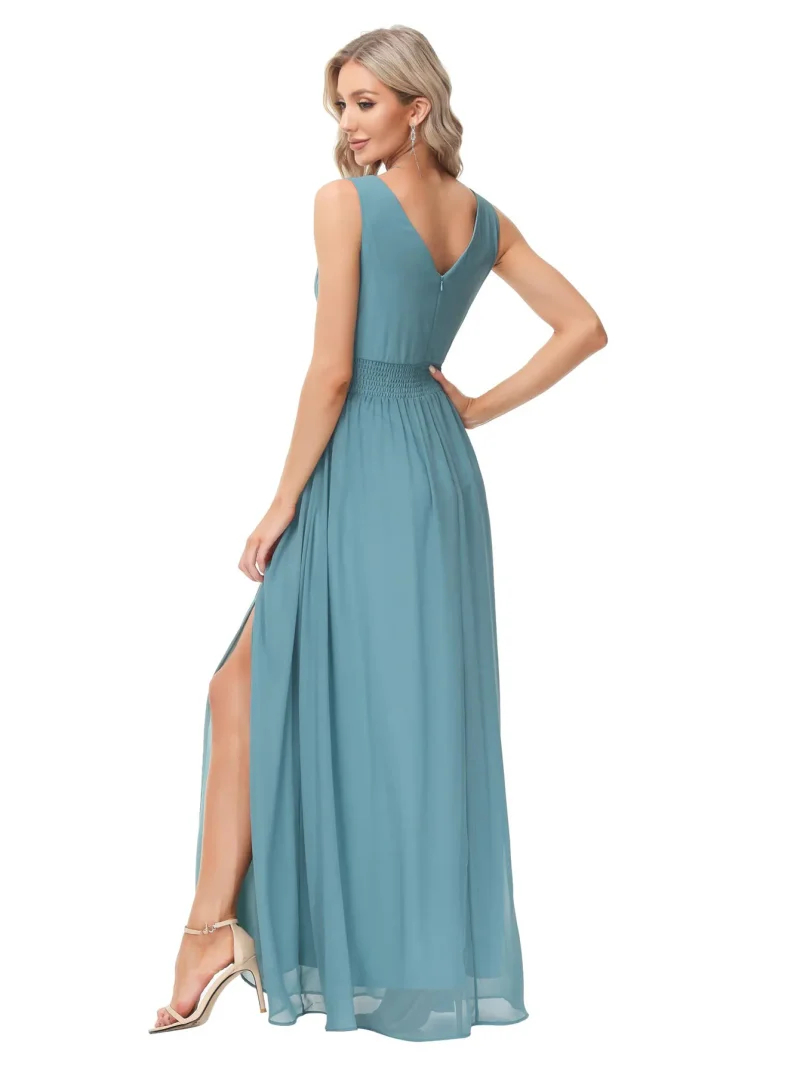 Sexy Backless Chiffon Maxi Summer Dress - Image 2