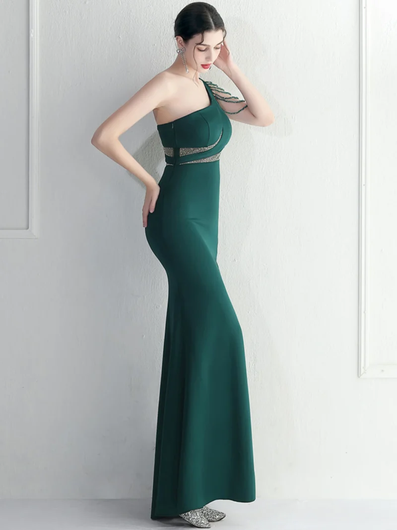 Backless Rhinestone Evening Dresses Women - Image 14