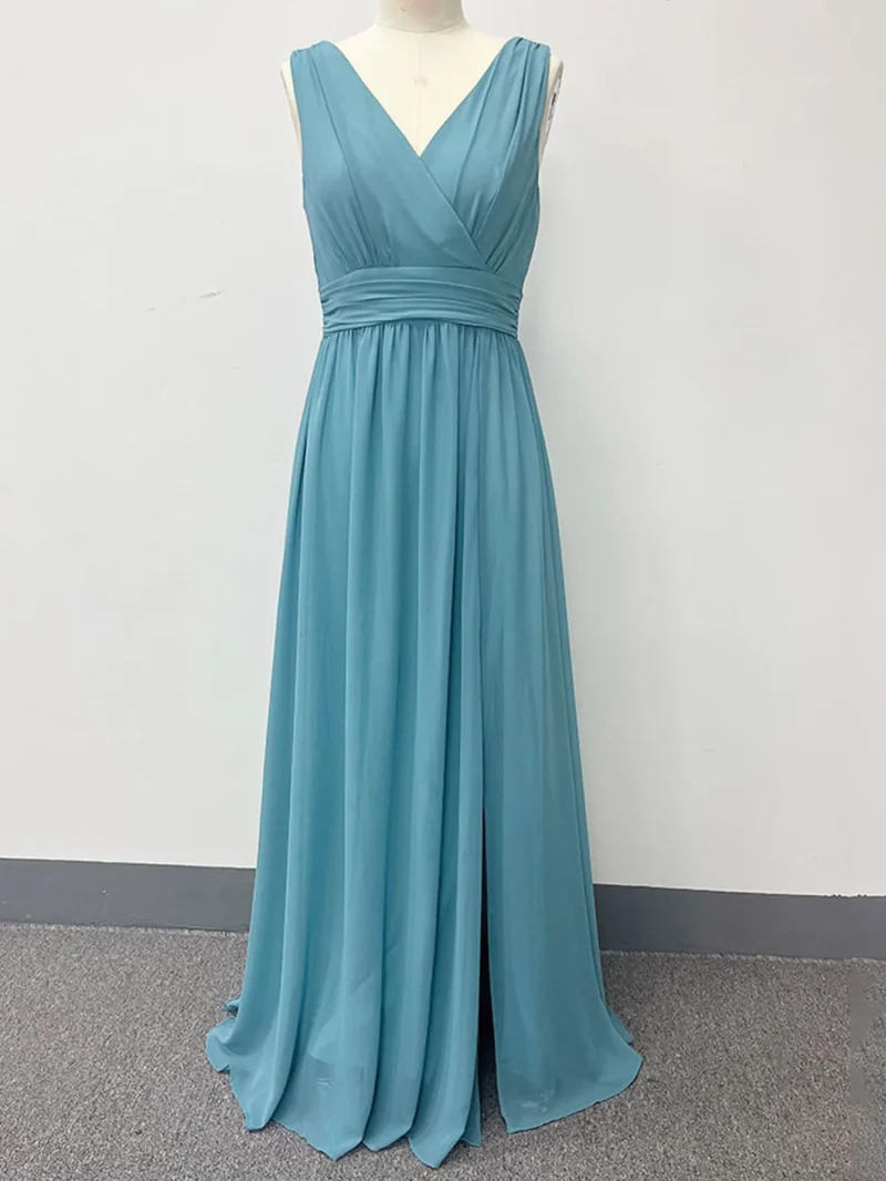 Sexy Backless Chiffon Maxi Summer Dress - Image 4