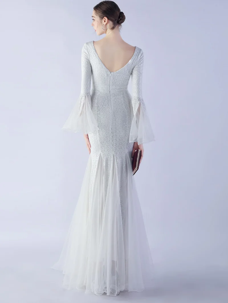 Sexy Backless Maxi Sequin Summer Dress - Image 2