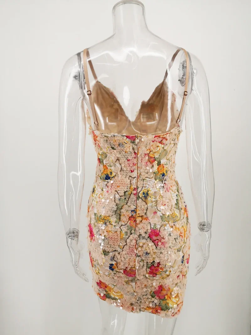Sexy Sequin Mini Dress - Image 11