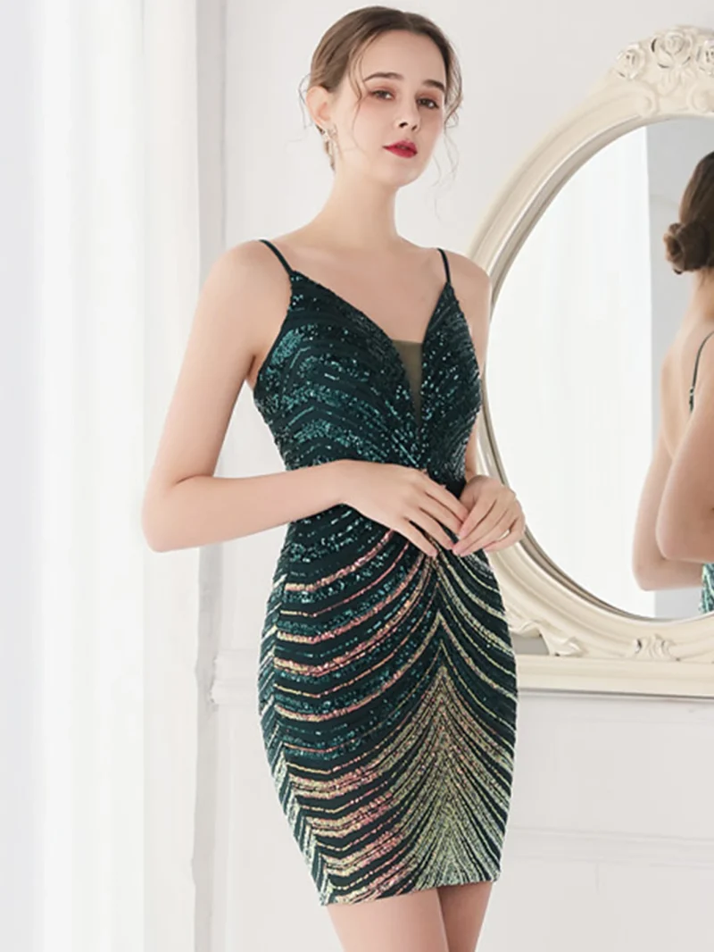 Luxury Backless Black Dress - Image 8