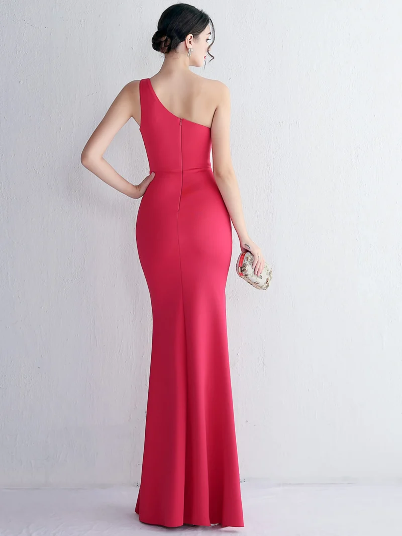 Women's Sexy Backless Black White Maxi Dress - Image 7