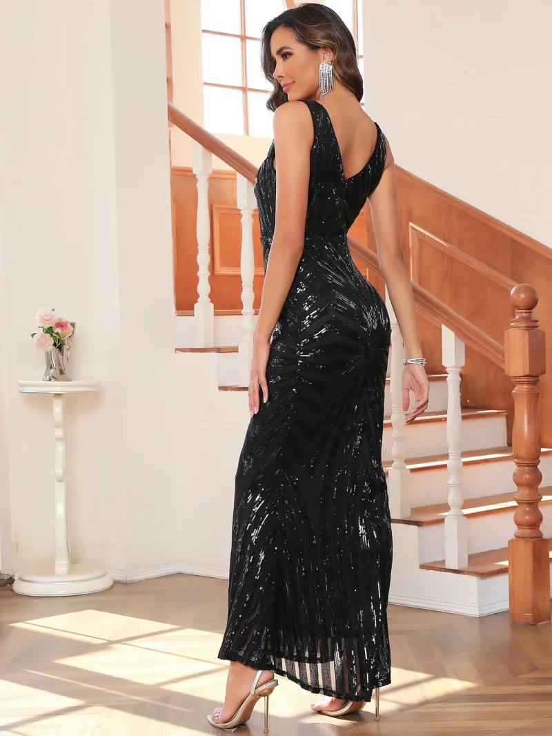 Elegant Vintage Maxi Dress - Image 13