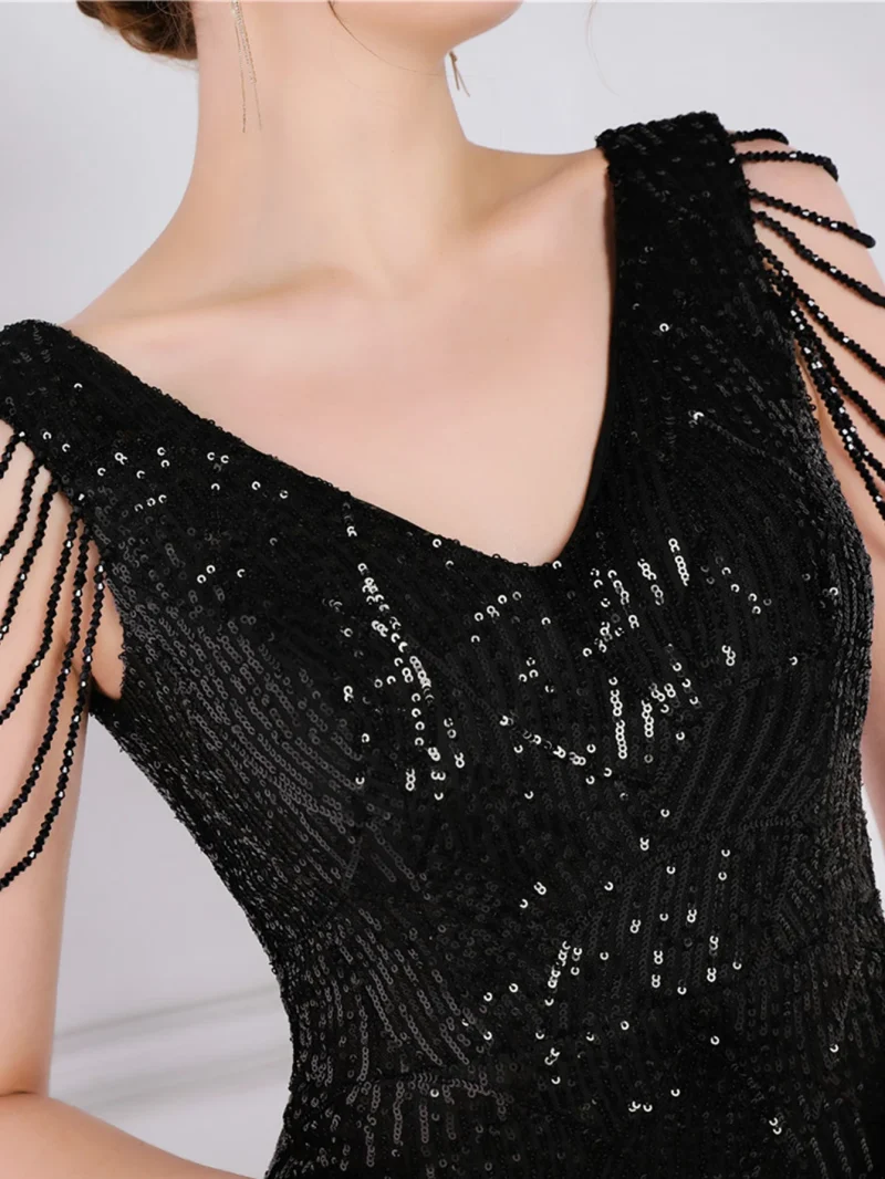 Luxury Backless Midi Dress - Image 7