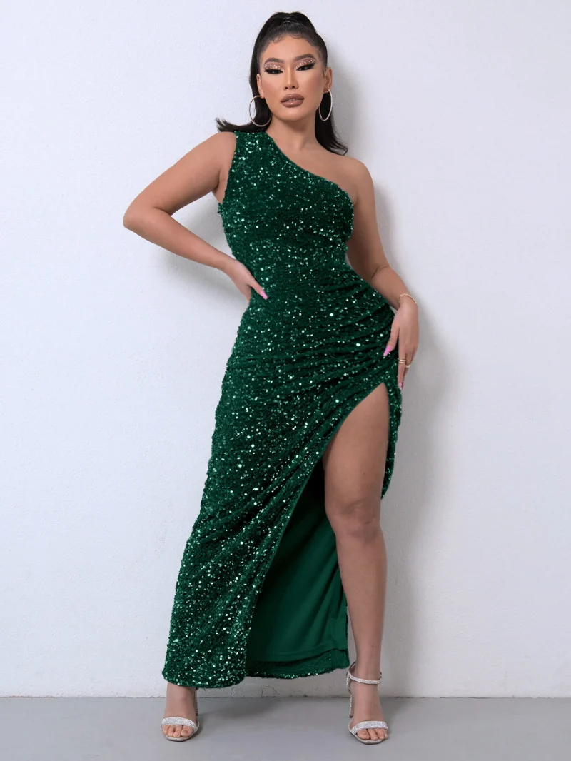 Sexy Backless Black Sequin Maxi Summer Dress Women - Image 10
