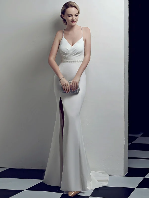 Elegant Summer Backless Slip Evening Dress - Image 10