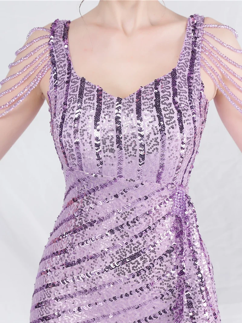 Sequin Summer Wedding Party Dress - Image 13