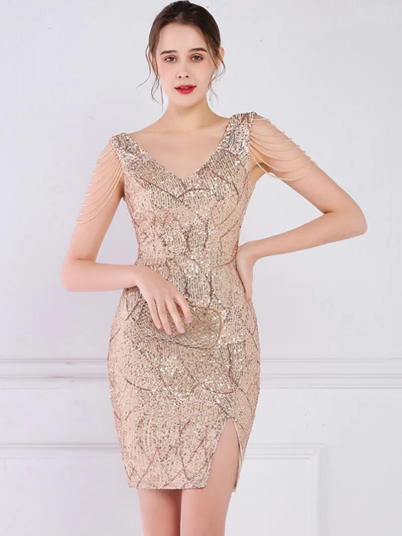 Luxury Backless Midi Dress - Image 10