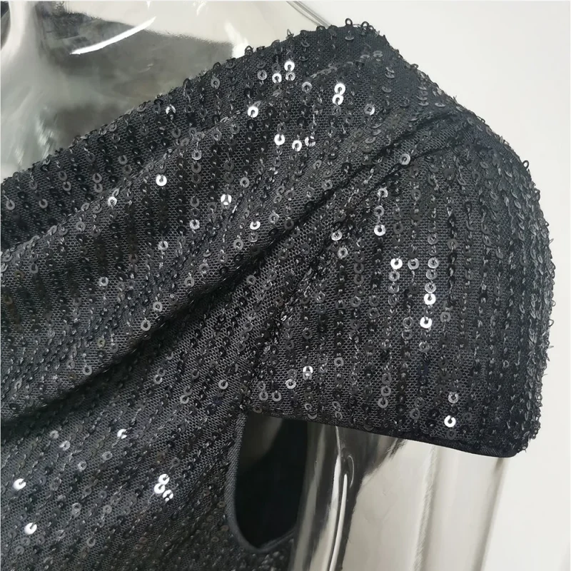 Casual Sequin Bodycon Dress - Image 7