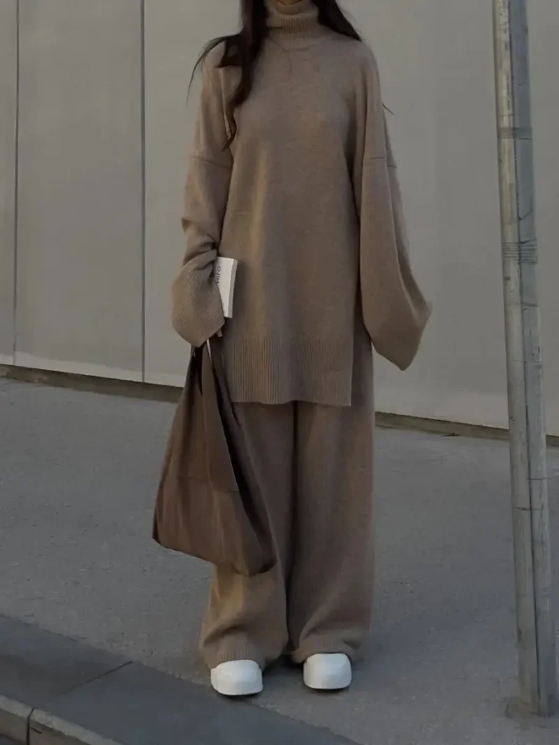 Women's Turtleneck Sweater  Pants - Image 6