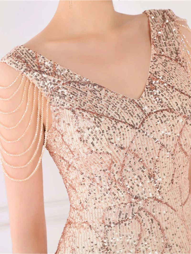 Luxury Backless Midi Dress - Image 12