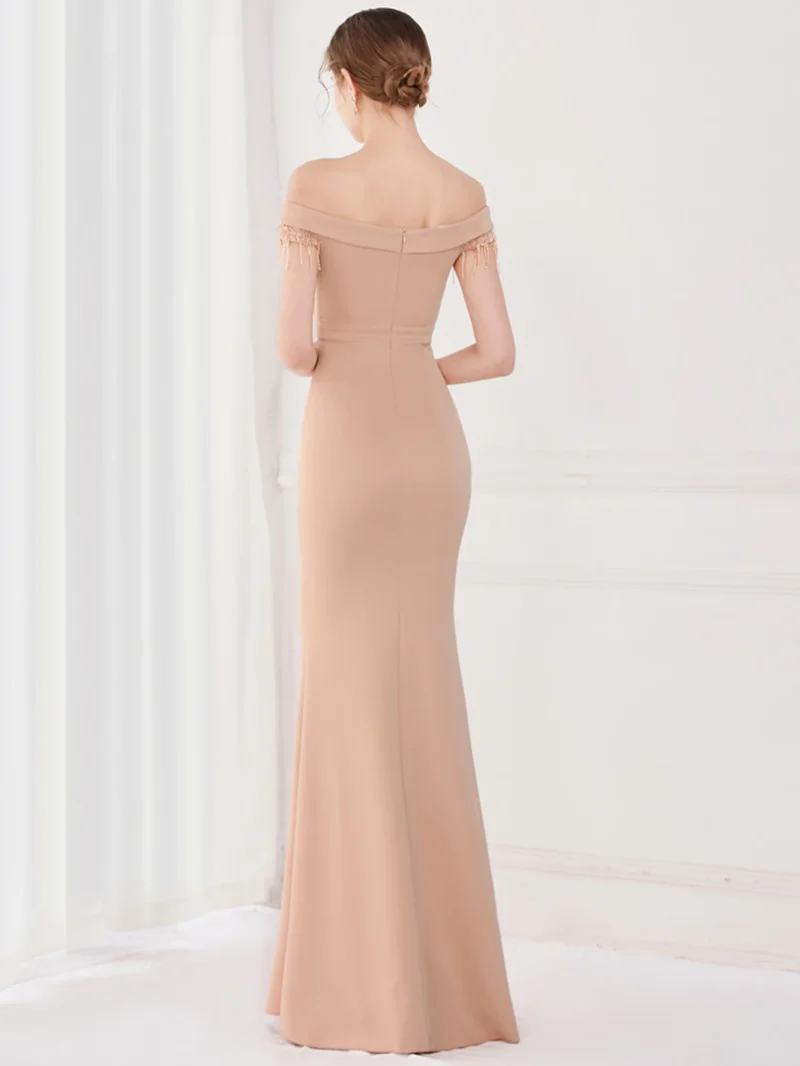 Sexy Rhinestone Long Evening Dress - Image 2