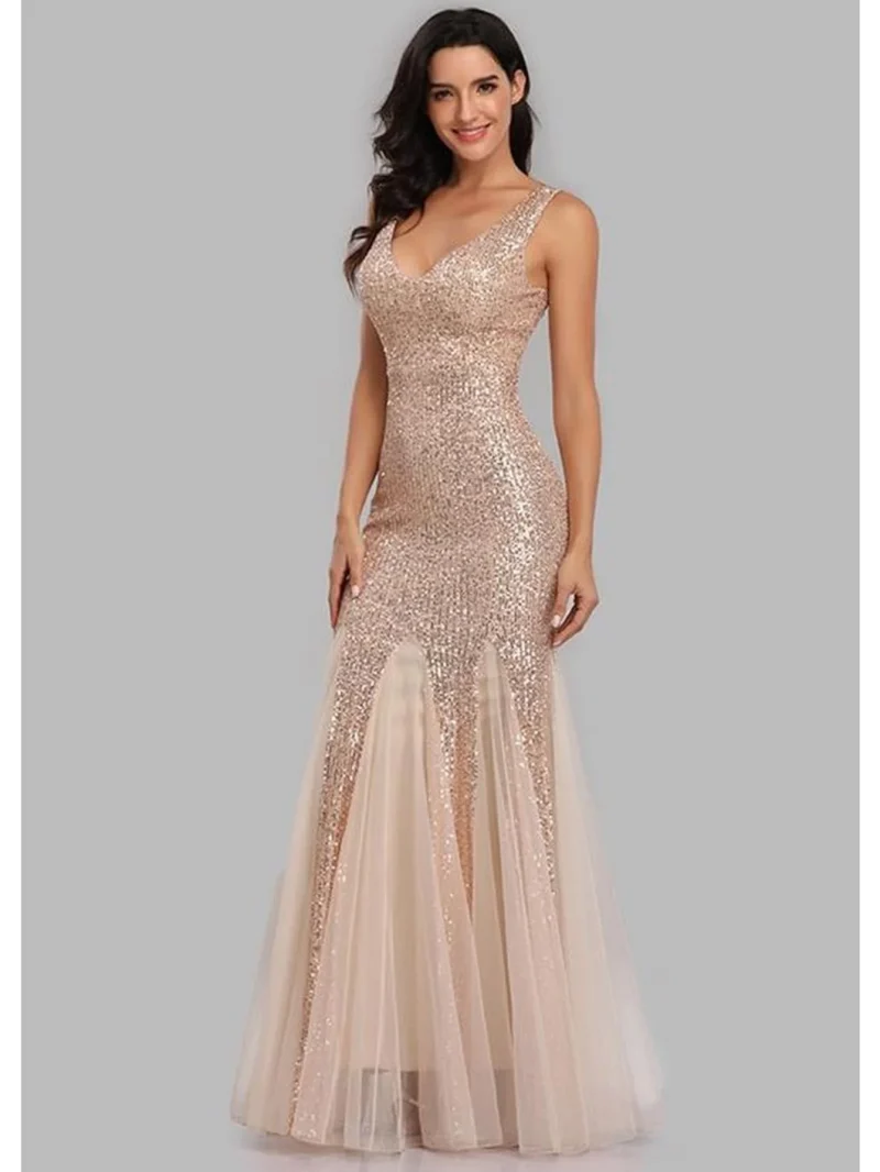 Sexy Backless Corset Bodycon Sequin Dress - Image 6