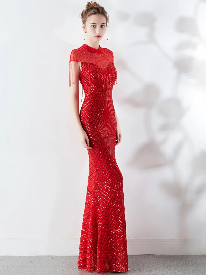 Sexy Sequin Prom Evening Dress - Image 7