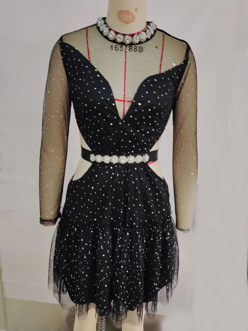 Sexy Black Sequin for Evening Party - Image 8