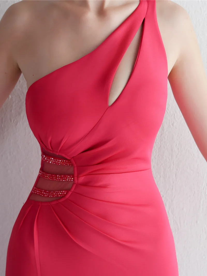 Women's Sexy Backless Black White Maxi Dress - Image 8