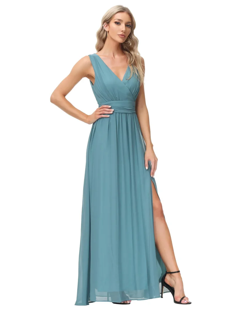 Sexy Backless Chiffon Maxi Summer Dress - Image 3