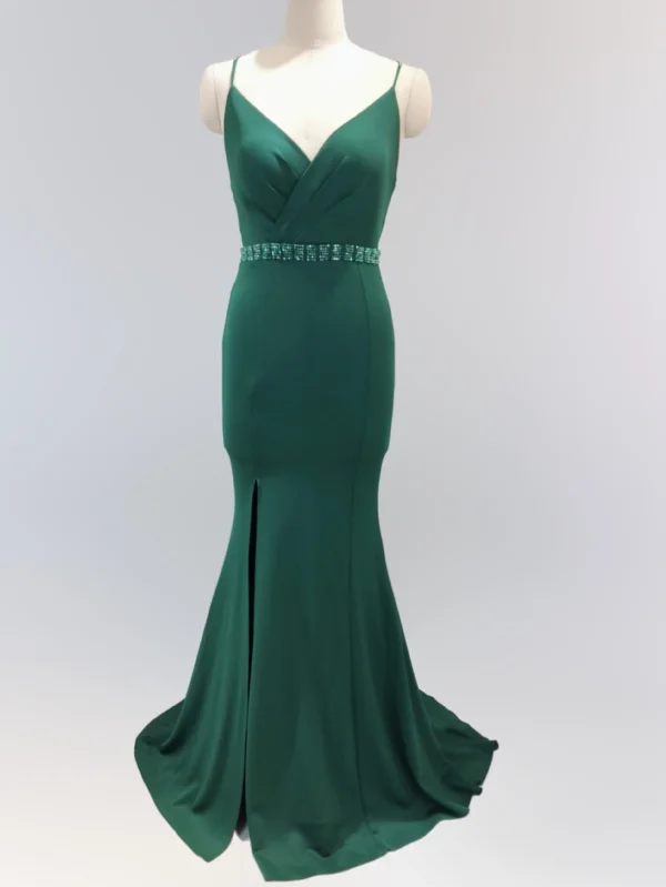 Elegant Summer Backless Slip Evening Dress - Image 15