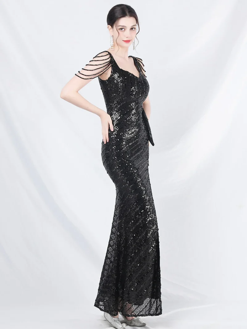 Sequin Summer Wedding Party Dress - Image 20