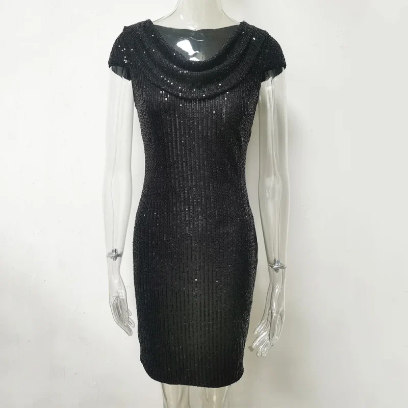 Casual Sequin Bodycon Dress - Image 6