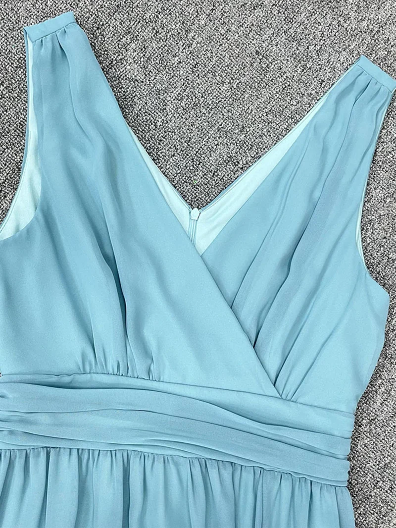 Sexy Backless Chiffon Maxi Summer Dress - Image 6