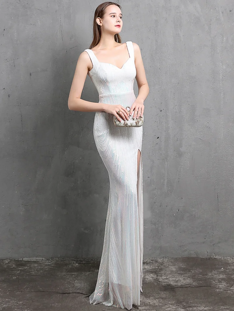 Sexy Backless Sequin Maxi Summer Dress - Image 3