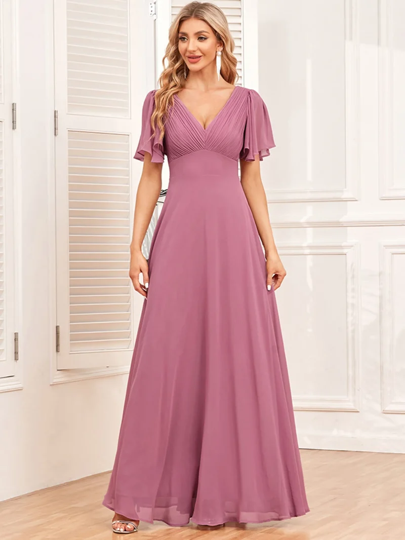 Elegant Chiffon Maxi Dress - Image 9
