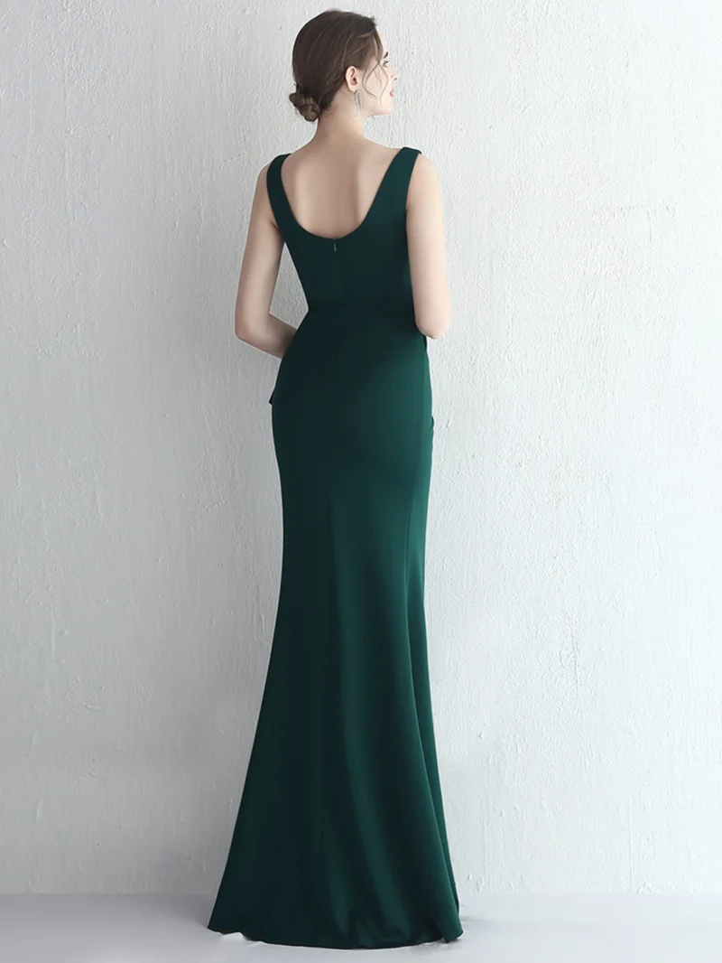 Fishtail Wedding Party Maxi Dress - Image 5