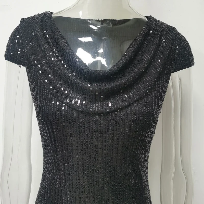 Casual Sequin Bodycon Dress - Image 8