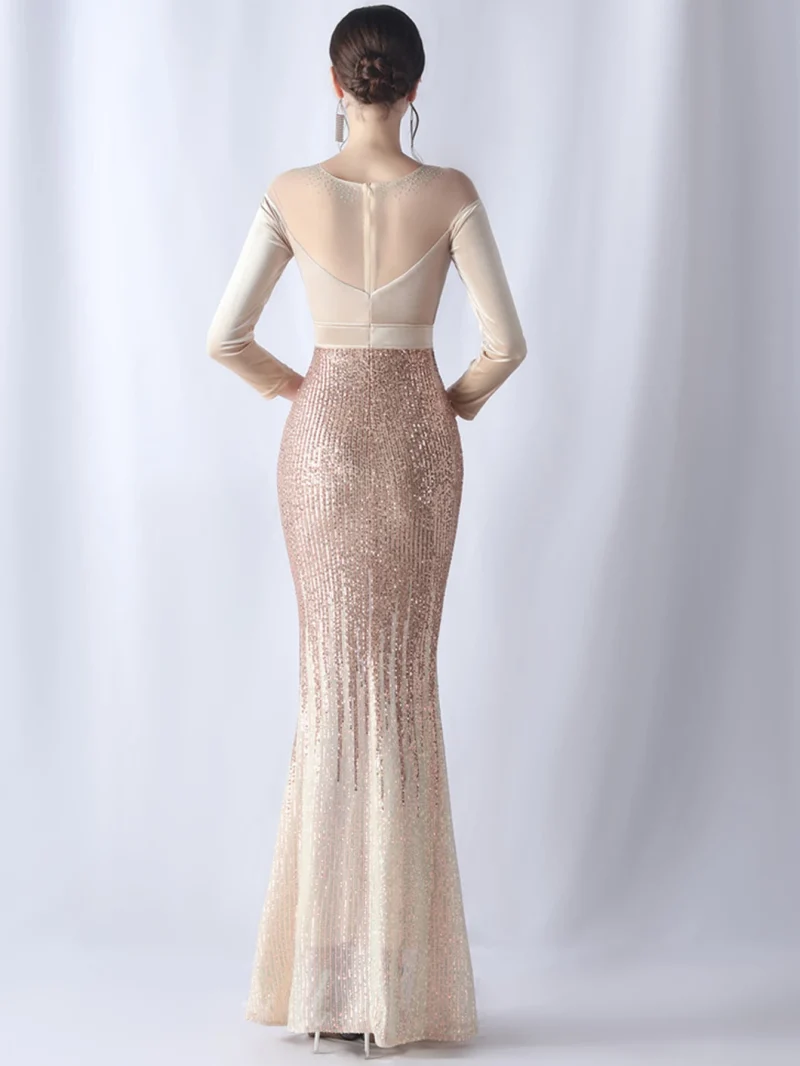 Velvet Birthday Party Dress Women Maxi Sequin Summer Dress Women - Image 6