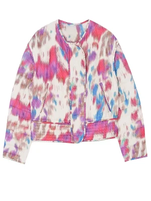 Oversize Tie-Dye Cotton Jacket