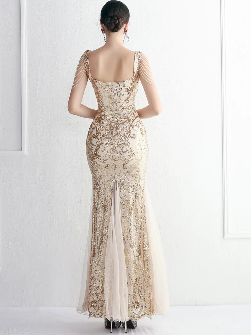Mesh Sequin Summer Dress Women - Image 13