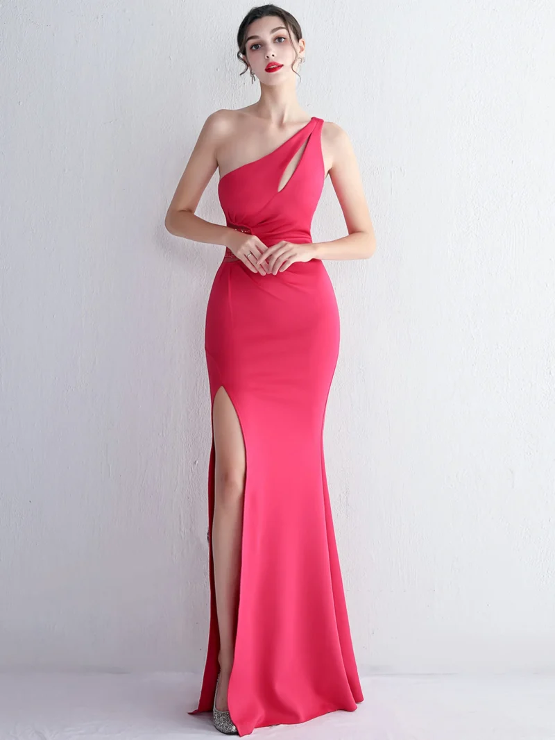 Women's Sexy Backless Black White Maxi Dress - Image 6