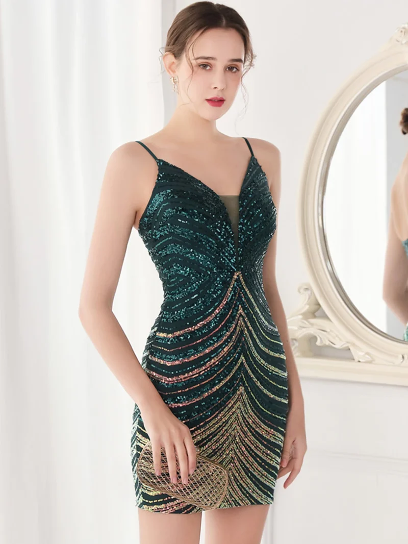 Luxury Backless Black Dress - Image 7