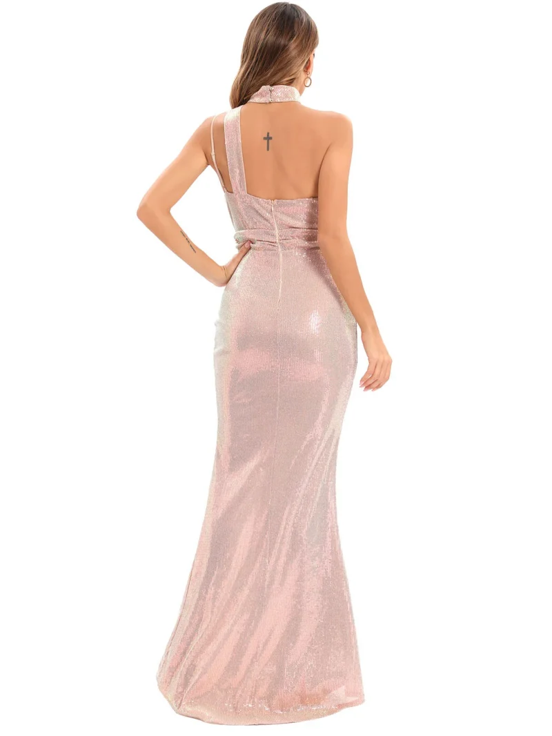 Sexy Backless Corset Sequin Maxi Dress - Image 24