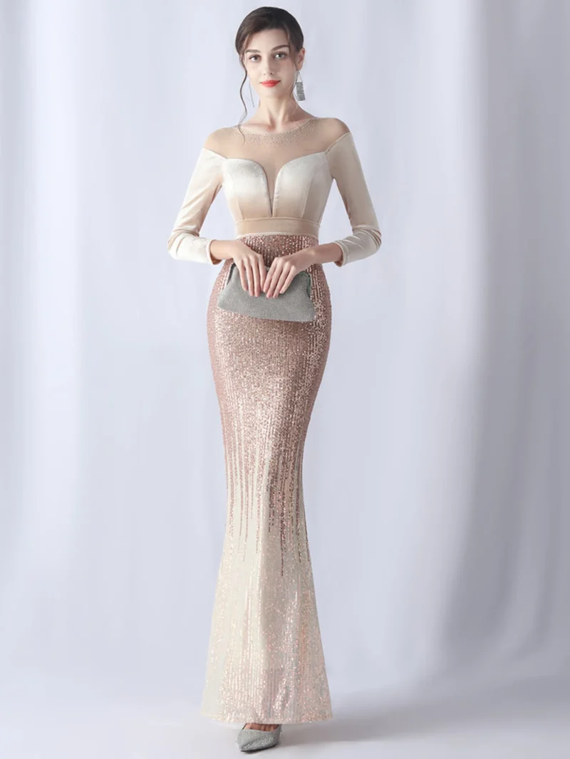 Velvet Birthday Party Dress Women Maxi Sequin Summer Dress Women - Image 5