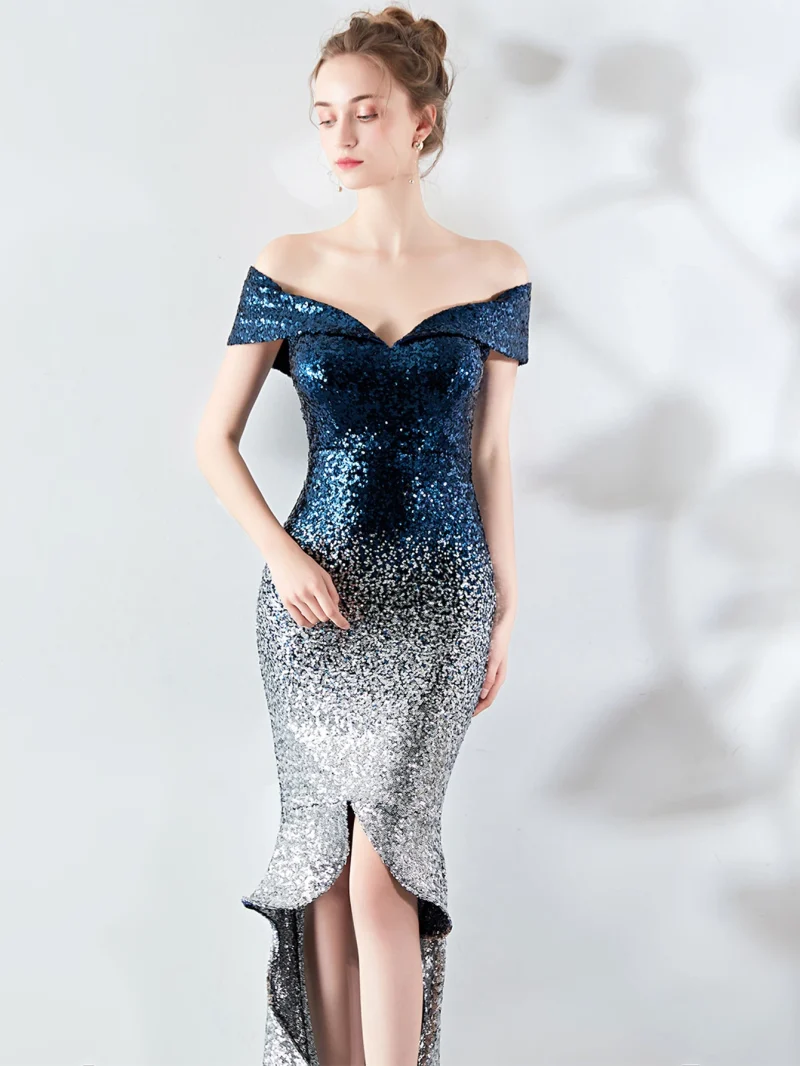 Backless Wedding  Prom Evening Gown - Image 5