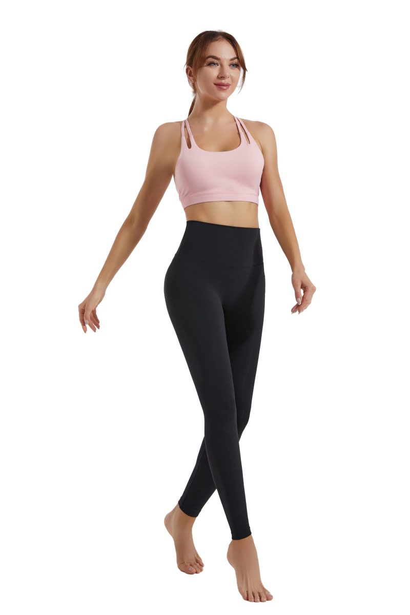 Shockproof Sports Bra & High Waist Pants - Women's Yoga Fitness Set - Image 10