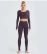 Beauty Back Workout Top & Running Pants - Women's Two-Piece Yoga Set