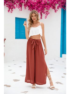 Summer New Fashion Camisole Top and Trouser Set