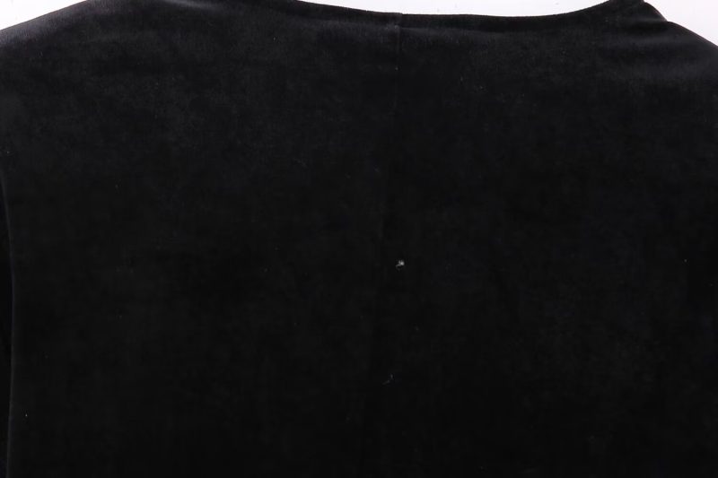 Sexy Velvet Open-Design Midi Dress - Autumn Winter - Image 12