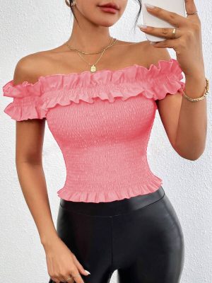 Summer Skinny Neck Top for Women