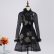 Three-Dimensional Floral Lace-Up Print Dress - Elegant & Sweet