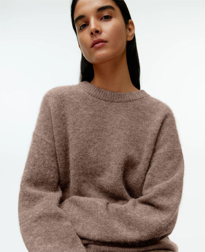 Soft Gray Cashmere Pullover - Loose Fit Autumn Winter Sweater