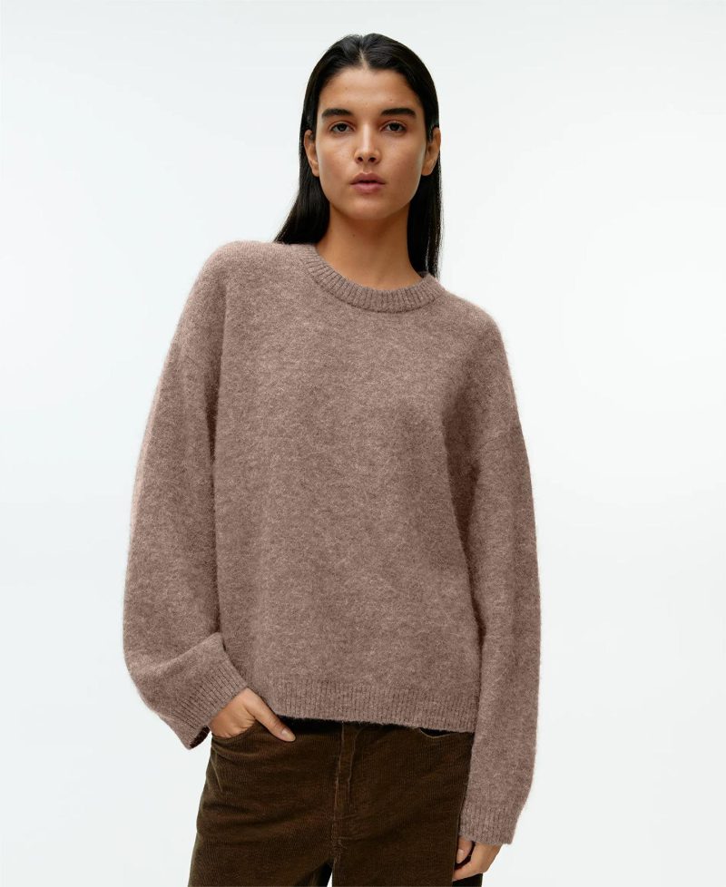 Soft Gray Cashmere Pullover - Loose Fit Autumn Winter Sweater - Image 2