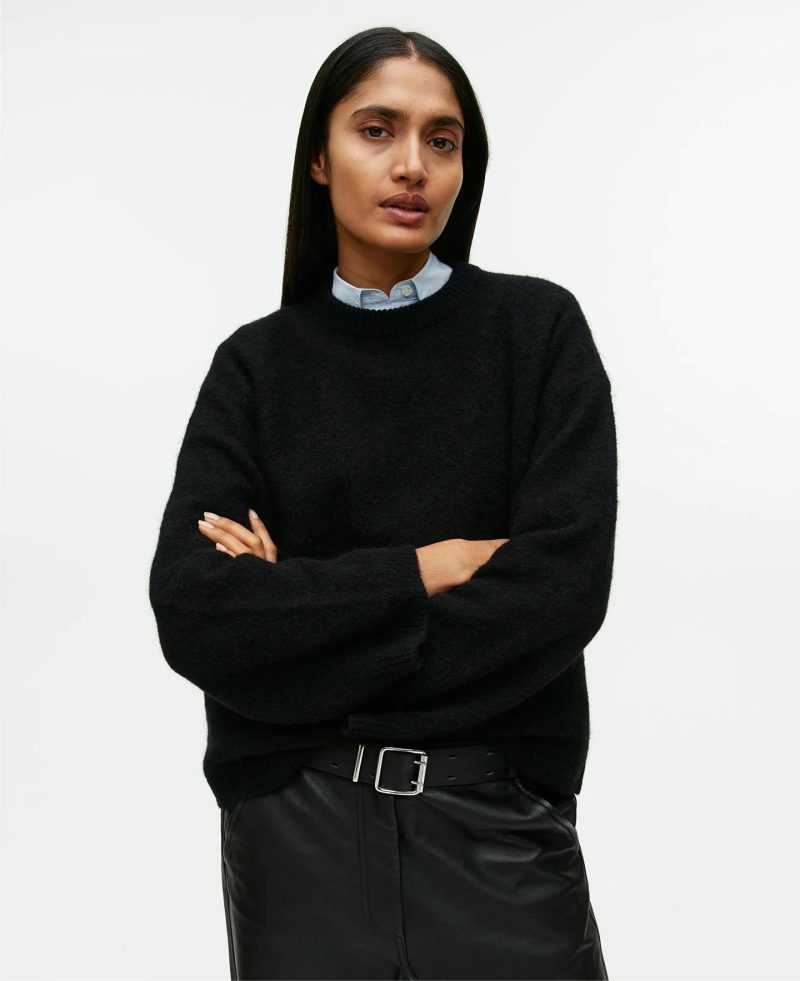 Soft Gray Cashmere Pullover - Loose Fit Autumn Winter Sweater - Image 7
